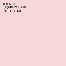#F8D7D8 - Pastel Pink Color Image
